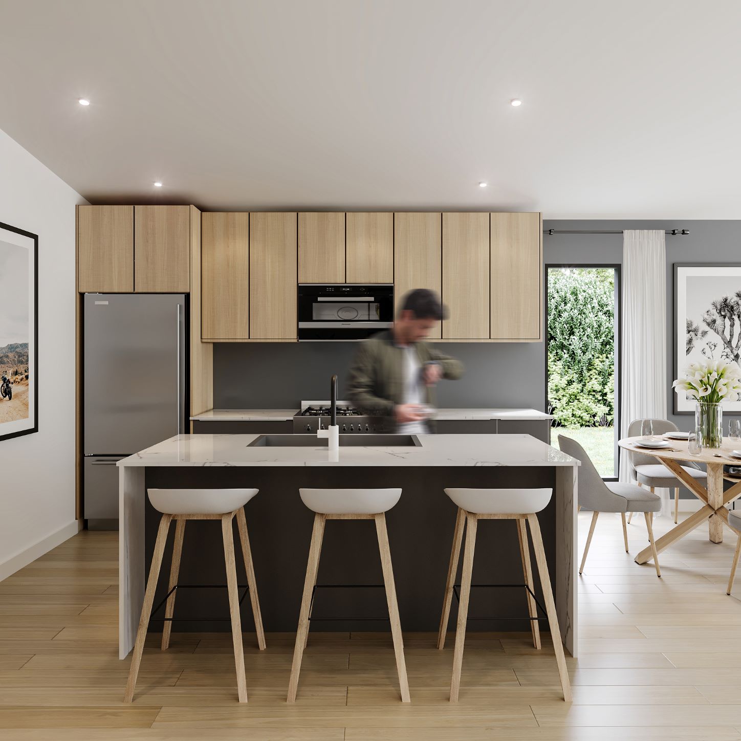 Cortez interior — living area