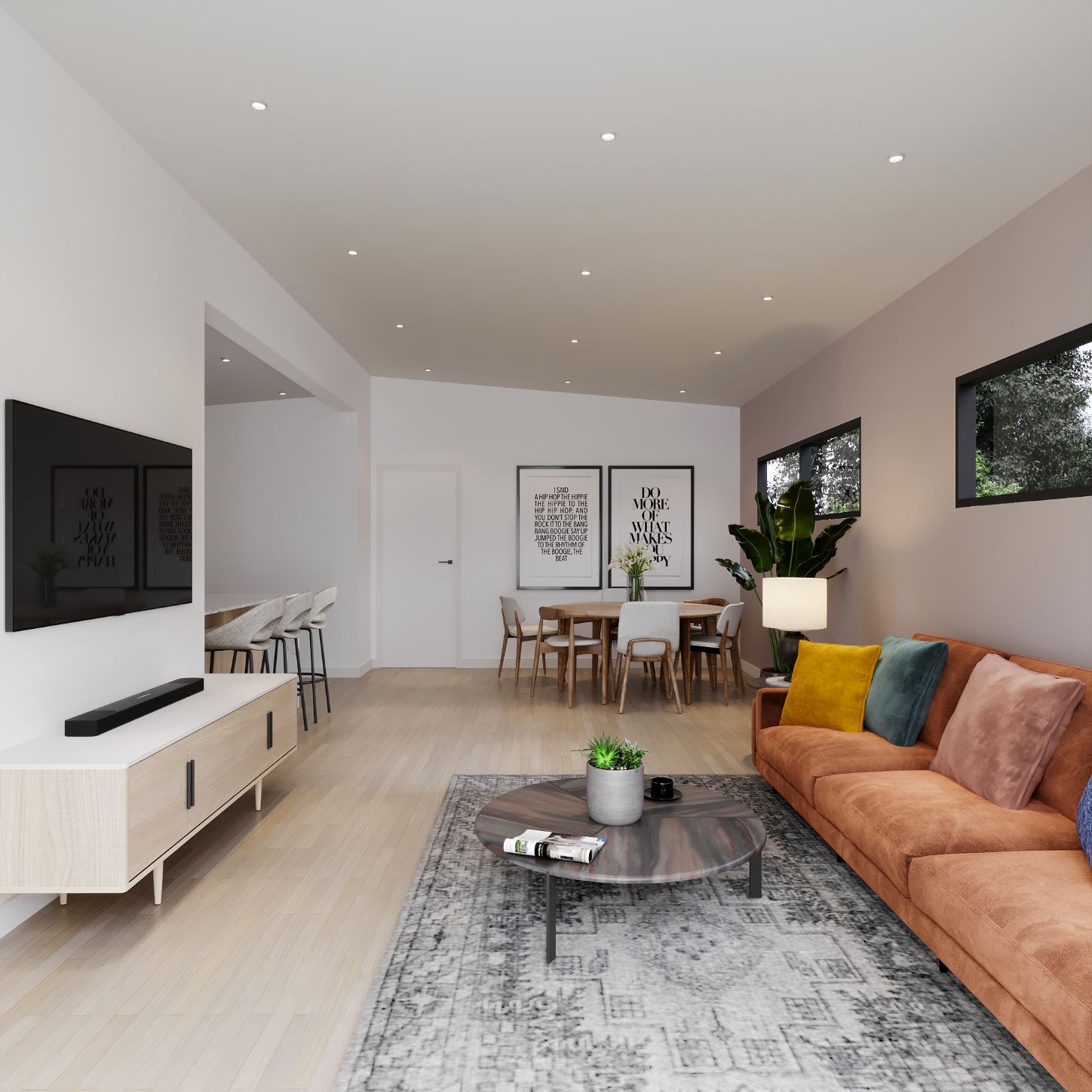 Estero interior — living area