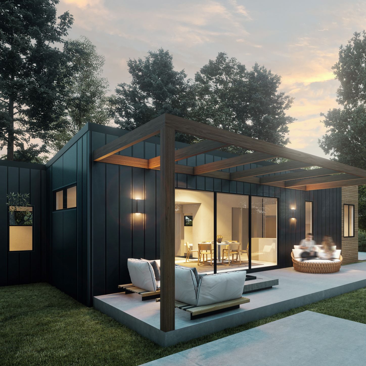 Sonora exterior rendering — angle
