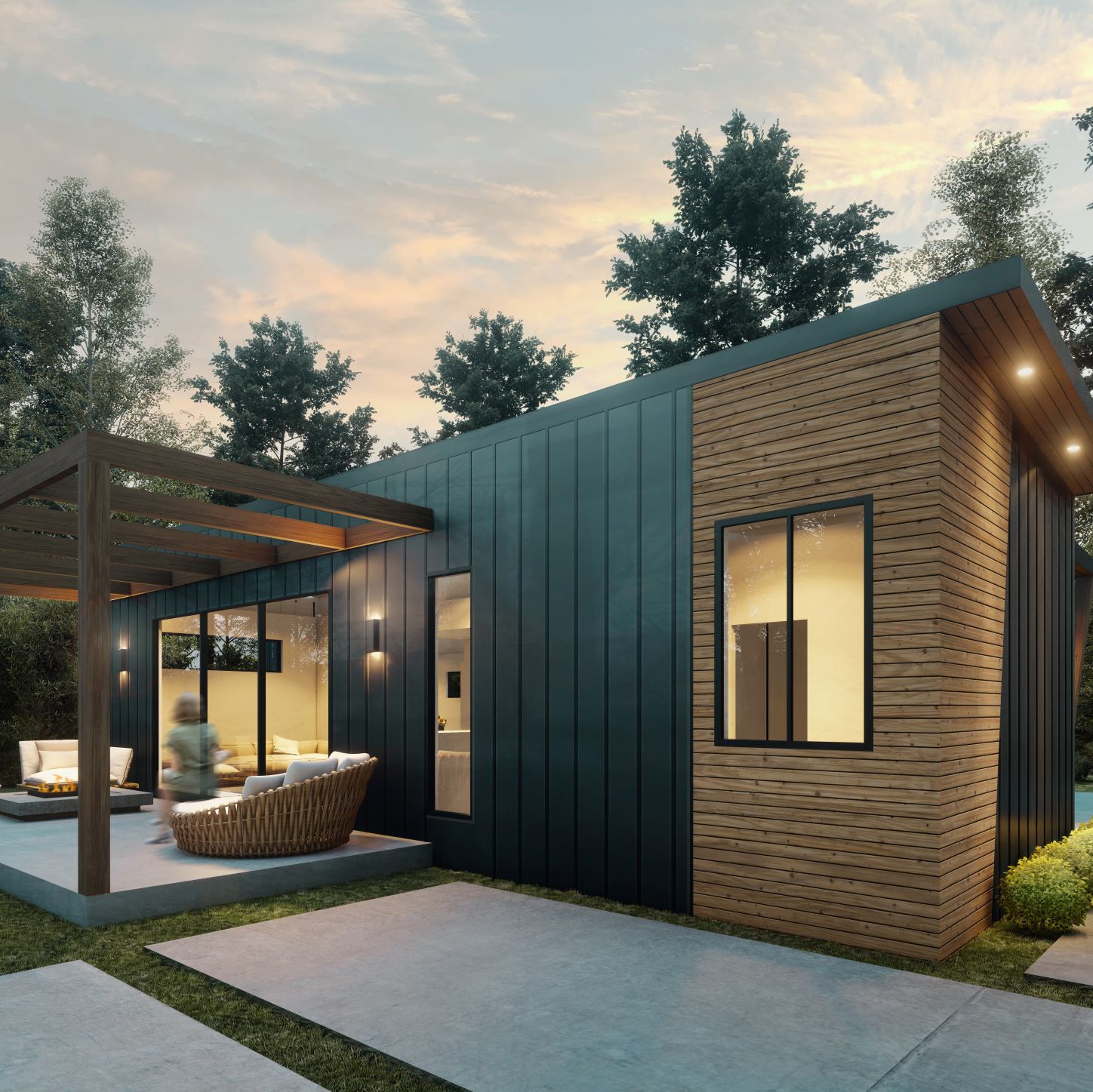 Sonora exterior rendering — rear