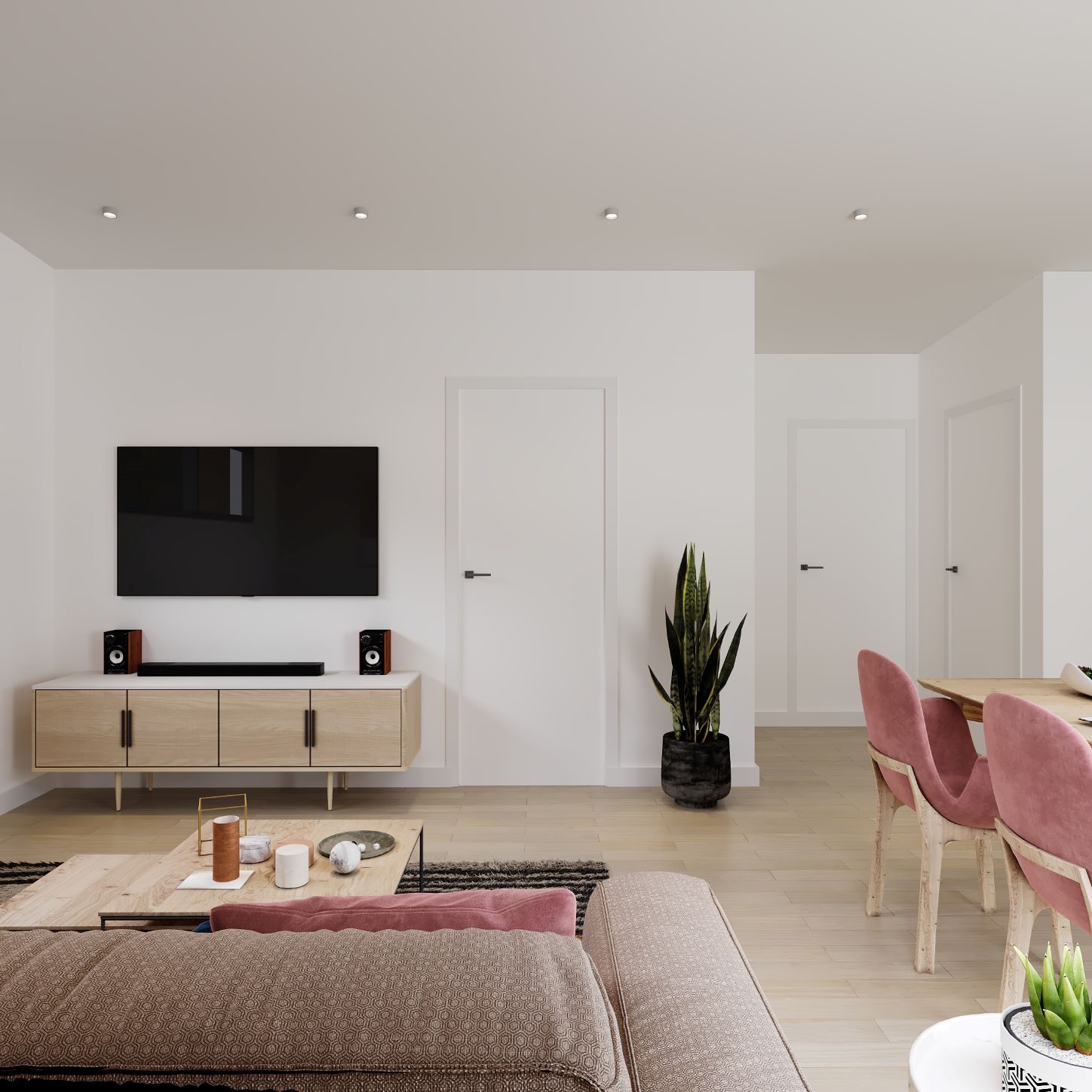 Sonora interior rendering — bedroom